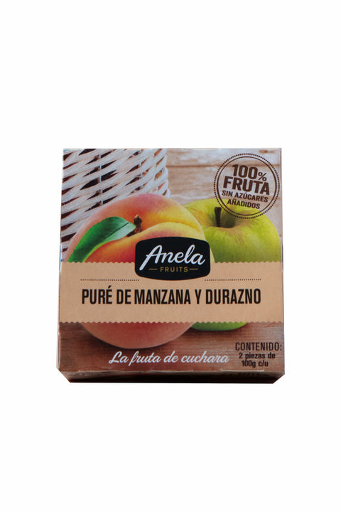 Puré de Manzana y Durazno
